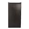 Alpine Industries Black 40 Gallon Wood Receptacle Enclosure with Drop Hole and Tray Shelf ALP476-BLK - alternate 3
